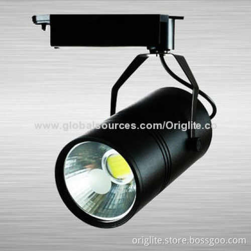 SAA Listed LED Track Light, 30W, 85-245V AC, Lifud Power, BridgeLux Chip, COB LED, 3yrs Warranty